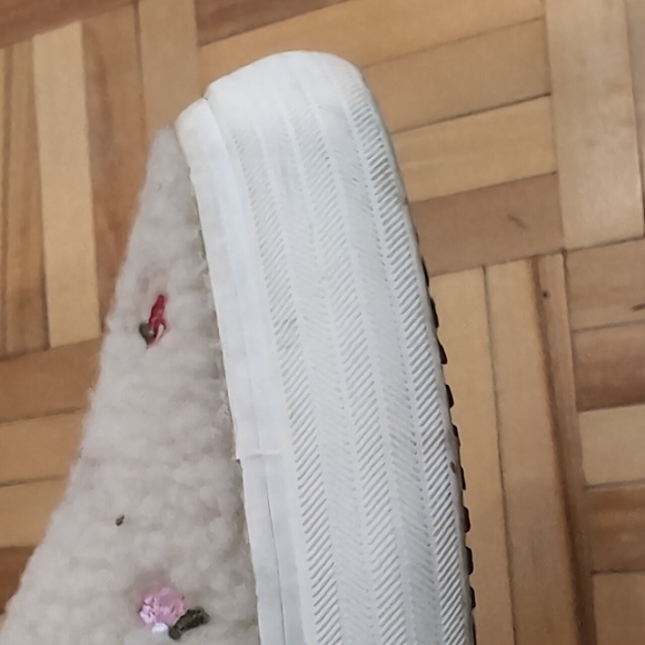 Keds Double Decker Embroidered faux sterling slip-on sneakers size 6 - Picture 6 of 8